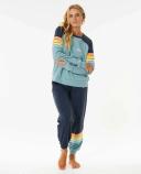 Rip Curl Surf Revival Raglan Sweatshirt Blue XL Woman