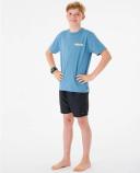 Rip Curl Tube Heads Tee Dusty Blue Size 12