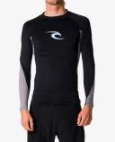 Rip Curl Wave L/SL UV Tee Black M