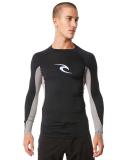 Rip Curl Wave L/SL UV Tee Black M