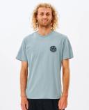 Rip Curl Wetsuit Icon Tee - Mineral Blue - 2023