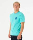 Rip Curl Wetsuit Icon Tee - Mineral Blue - 2023