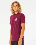 Rip Curl Wetsuit Icon Tee - Mineral Blue - 2023