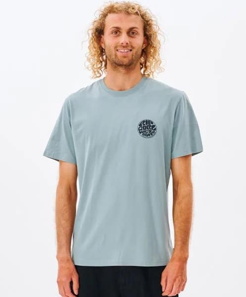Rip Curl Wetsuit Icon Tee - Mineral Blue - 2023