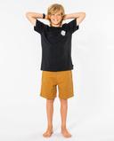 Rip Curl Wetsuit Icon Tee Shell Coral Shell Coral Size 14