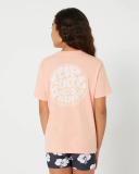 Rip Curl Wetsuit Icon Tee Shell Coral Shell Coral Size 16