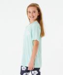Rip Curl Wetsuit Icon Tee Shell Coral Shell Coral Size 8