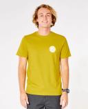 Rip Curl Wettie Essential Tee Vintage Yellow L T Shirt Men