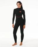 Rip Curl Women's Flashbomb Fusion 3/2mm Zip Free Wetsuit Steamer | Official Store