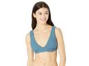 Rip Curl Women's Premium Surf Deep V Bikini Top - Dark Teal - Swimoutlet.com