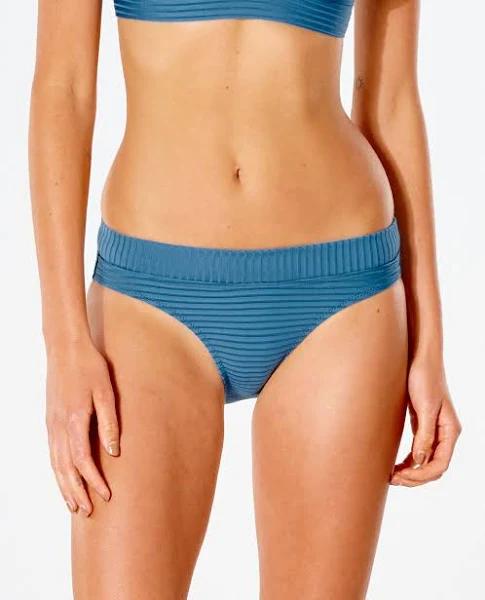 Rip Curl Women's Premium Surf Deep V Bikini Top - Dark Teal - Swimoutlet.com