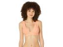 Rip Curl Women's Premium Surf Deep V Bikini Top - Orange XXL - Swimoutlet.com