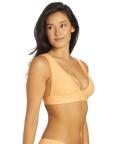 Rip Curl Women's Premium Surf Deep V Bikini Top - Orange XXL - Swimoutlet.com