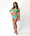 Rip Curl Women's Premium Surf Full Coverage Bikini Bottom - Dark Teal - Swimoutlet.com