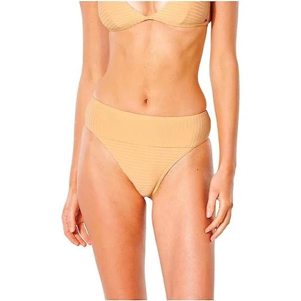 Rip Curl Women's Premium Surf Hi Waist Bikini Bottom - Orange - Swimoutlet.com
