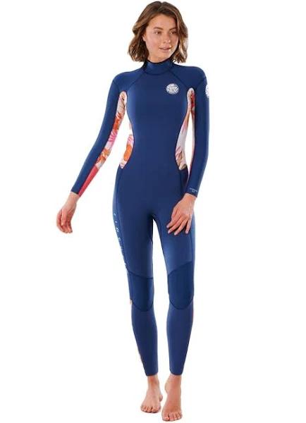 Rip Curl Womens Dawn Patrol 3/2mm Back Zip Steamer Wetsuit 12 / Pink