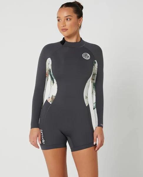 Ripcurl Dawn Patrol 2mm L/SL Springsuit Charcoal / 14