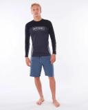Ripcurl Drive Relaxed LS Rash Vest Blue Gum / 3XL