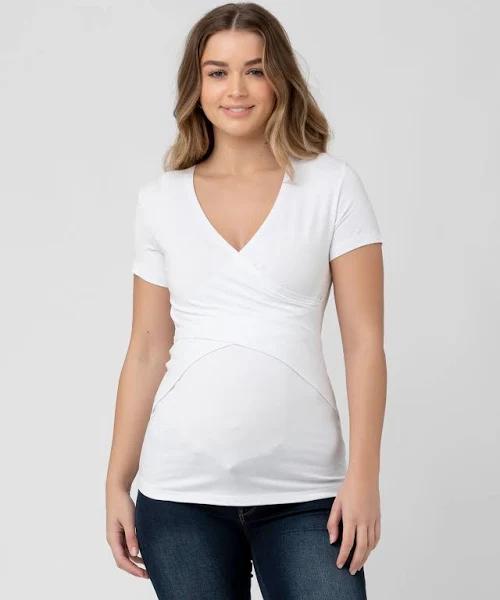 Ripe Embrace Nursing Tee White XXL