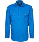 Ritemate Mens Closed Front Long Sleeve Shirt - 10 Colours, XS / Olive