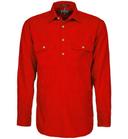 Ritemate Mens Closed Front Long Sleeve Shirt - 10 Colours, XS / Olive