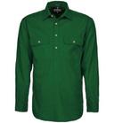 Ritemate Mens Closed Front Long Sleeve Shirt - 10 Colours, XS / Olive