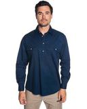 Ritemate Mens Closed Front Long Sleeve Shirt - Diesel, Diesel / S