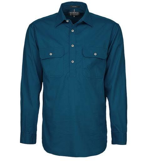 Ritemate Mens Closed Front Long Sleeve Shirt - Diesel, Diesel / S