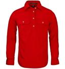 Ritemate Womens Closed Front Long Sleeve Shirt - 10 Colours, 16 / Hot Pink