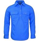 Ritemate Womens Closed Front Long Sleeve Shirt - 10 Colours, 16 / Hot Pink