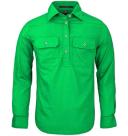 Ritemate Womens Closed Front Long Sleeve Shirt - 10 Colours, 22 / Cobalt Blue