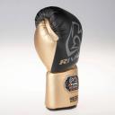 Rival Boxing RS100 Pro Sparring Boxing Gloves - 16 oz. - Black/Gold