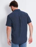 Rivers - Mens Button-Up - Short Sleeve Print Soft Touch Shirt