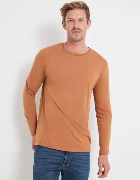 Rivers - Mens T-Shirt - Long Sleeve Basic Crew Tee