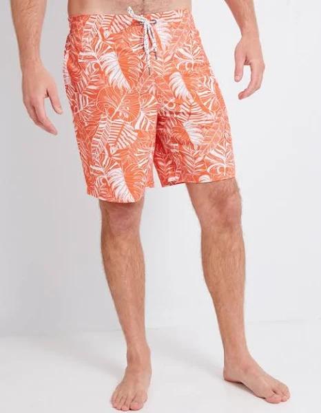 Rivers Printed Boardshorts - Coral Leaves - Mens - Size XL - Ezibuy