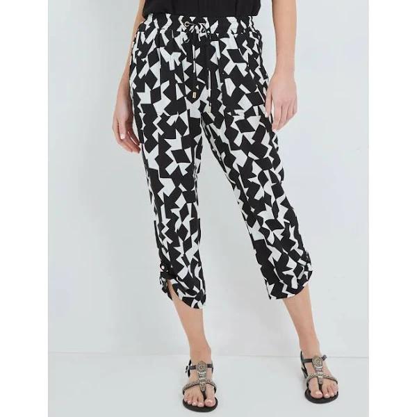 Rivers Printed Rayon Crop Pant