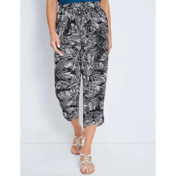 Rivers Printed Rayon Crop Pant