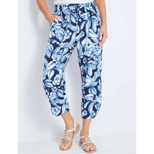 Rivers Printed Rayon Crop Pant