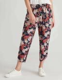 Womens Rivers Printed Rayon Crop Pant | Capri Clothing Pants