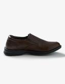 Rivers Wide Fit Slip On Dress Shoe - Brown - Mens - Size 12 - Ezibuy