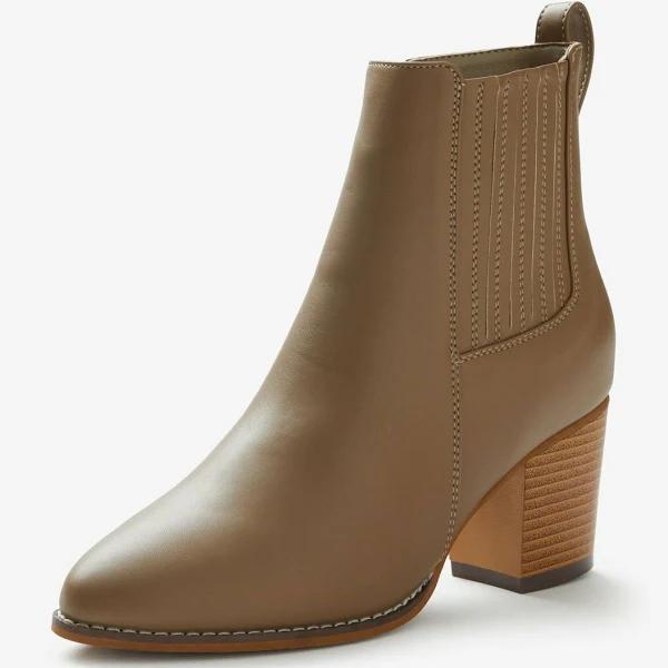 Riversoft - Womens Boots - Nadia Casual Gusset Block Heel Boot