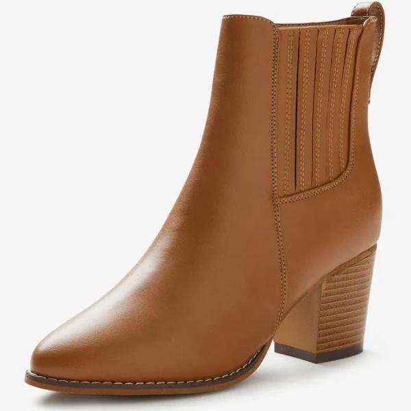 Riversoft - Womens Boots - Nadia Casual Gusset Block Heel Boot