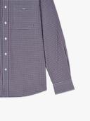 RM Williams Collins Check Shirt X-Large Burgundy / Blue