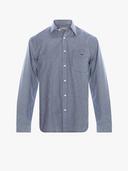 RM Williams Collins Shirt (Blue/White Check) Blue White / 4XL