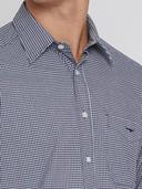 RM Williams Collins Shirt (Blue/White Check) Blue White / 4XL