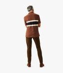 RM Williams Mens Rod Polo Brown Navy Stone / SML