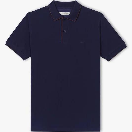RM Williams Mens Rokewood Polo 2XL / Navy