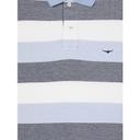 RM Williams Mens Striped Rod Polo 3XL / Navy & White
