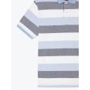RM Williams Mens Striped Rod Polo 4XL / Navy & White