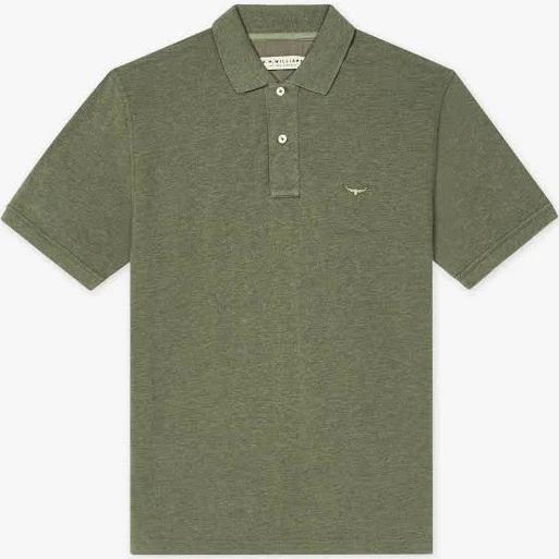 RM Williams Rod Mens Polo L / Khaki